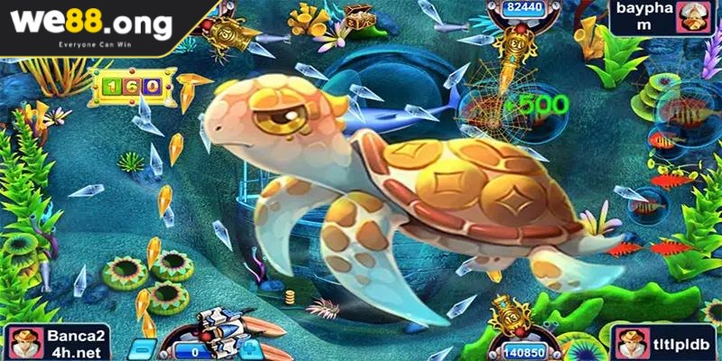 Săn cá Rùa Xanh mang đến trải nghiệm đầy thú vị từ những yếu tố nổi bật