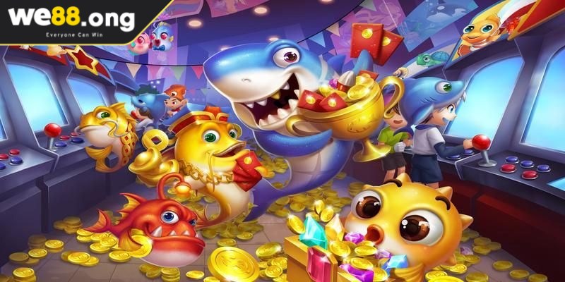 Game bắn cá xèng trang bị hệ thống vũ khí vô cùng hoàn hảo, tối tân