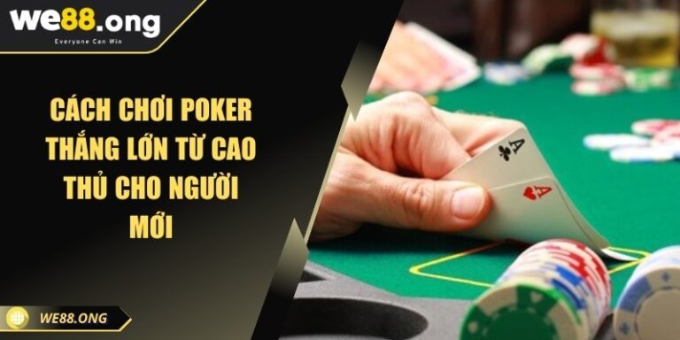 cach choi poker