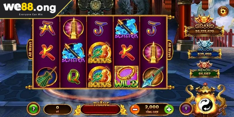 Điểm Nổ hũ Tây Du Thần Khí được tính theo số lượng biểu tượng giống nhau 