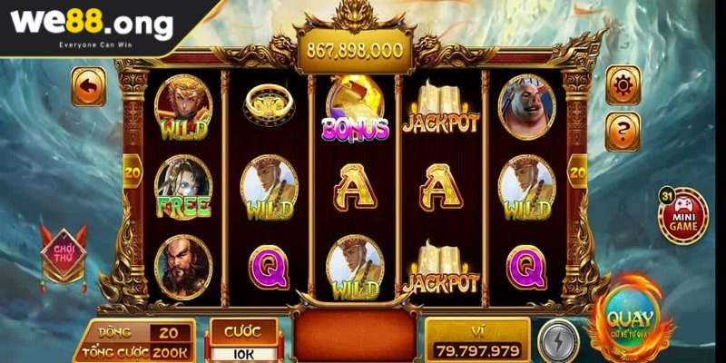 Nổ hũ Tây Du Thần Khí có luật chơi tương tự như các game slot phổ biến khác