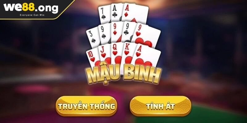 Bài lớn nhất trong Mậu Binh WE88 là gì?
